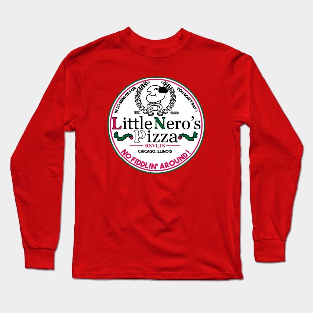 Little Nero Pizza Long Sleeve T-Shirt by carloj1956